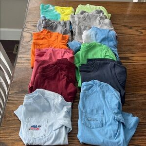 Vineyard Vines Kids Long Sleeve Tees - Multi-Color Pack